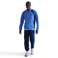 Nike Tottenham Hotspur Total 90 Trainingsbroek Woven 2025-2026 Donkerblauw Blauw Felgeel