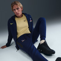 Nike Tottenham Hotspur Tech Fleece Full-Zip Tracksuit 2025-2026 Dark Blue Yellow