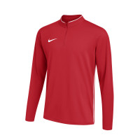 Haut d'entraînement Nike Dri-FIT Park 26 1/4-Zip pour Enfants, rouge et blanc