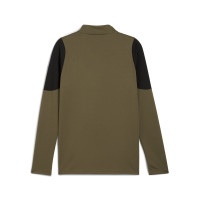 PUMA Borussia Dortmund Trainingspak 1/4-Zip 2025-2026 Olijfgroen Zwart