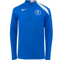 Nike Chelsea Strike 1/4-Zip Tracksuit 2025-2026 Kids Blue Black
