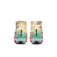Nike Zoom Mercurial Superfly 10 Kerr Elite Gras Football Boots (FG) Light Yellow Pink Turquoise