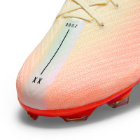 Nike Zoom Mercurial Superfly 10 Kerr Elite Gras Football Boots (FG) Light Yellow Pink Turquoise
