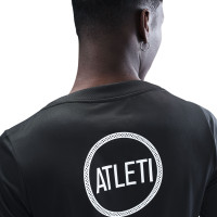 Nike Atletico Madrid Pre-Match Training Shirt 2025-2026 Black Blue