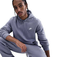 Nike Sportswear Club Fleece Jogging Suit Hooded Light Purple White