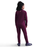 Nike Kylian Mbappé Academy Trainingspak Full-Zip Kids Bordeauxrood Oranje
