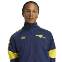 adidas Arsenal Lifestyler Tracksuit Full-Zip Dark Blue Yellow