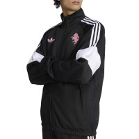 adidas Juventus Lifestyler Training Jacket Black White Pink