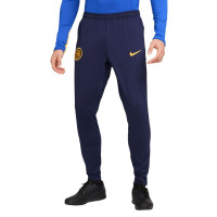 Nike Inter Milan Strike Trainingsbroek 2024-2025 Donkerblauw Goud