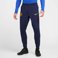 Nike Inter Milan Strike Trainingspak 1/4-Zip 2024-2025 Blauw Donkerblauw Goud