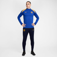 Nike Inter Milan Strike Trainingstrui 1/4-Zip 2024-2025 Blauw Goud
