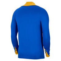 Nike Inter Milan Strike Trainingstrui 1/4-Zip 2024-2025 Blauw Goud