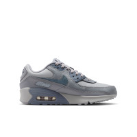 Nike Air Max 90 Leather Sneakers Kids Grey Blue