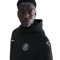 Nike Chelsea Tech Fleece Full-Zip Tracksuit 2025-2026 Black White
