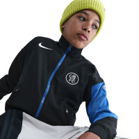 Nike Chelsea Anthem Trainingsjack 2025-2026 Kids Zwart Blauw Wit