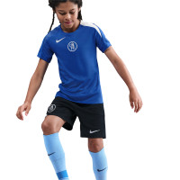 Nike Chelsea Strike Trainingsshirt 2025-2026 Kids Blauw Wit