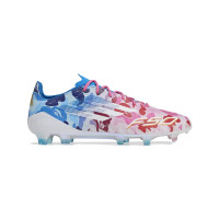 adidas F50 BAPE Elite Gras Voetbalschoenen (FG) Roze Wit Blauw