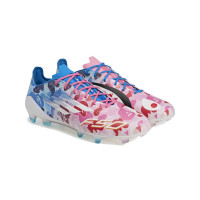 adidas F50 BAPE Elite Gras Voetbalschoenen (FG) Roze Wit Blauw