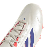 adidas Copa Pure III League Grass/Artificial Grass Football Boots (MG) Off White Blue Pink