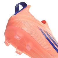 adidas F50 Elite Laceless Grass Football Boots (FG) Kids Orange Blue White