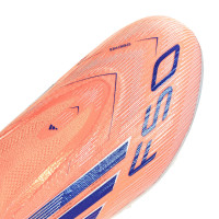 adidas F50 Elite Laceless Grass Football Boots (FG) Kids Orange Blue White