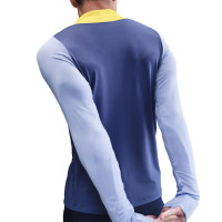 Nike Atletico Madrid Strike Trainingspak 1/4-Zip 2025-2026 Donkerpaars Donkerblauw Geel
