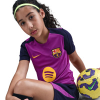 Nike FC Barcelona Strike Trainingsshirt 2025-2026 Kids Felpaars Donkerblauw Goud