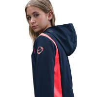 Nike FC Barcelona Trainingspak Full-Zip Woven 2025-2026 Kids Donkerblauw Oranje