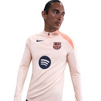 Nike FC Barcelona Strike Trainingspak 1/4-Zip 2025-2026 Oranje Donkerblauw