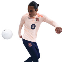 Nike FC Barcelona Strike Trainingspak 1/4-Zip 2025-2026 Oranje Donkerblauw
