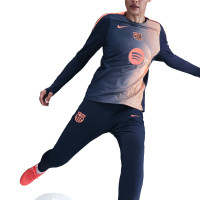 Nike FC Barcelona Strike Training pants 2025-2026 Women Dark Blue Orange