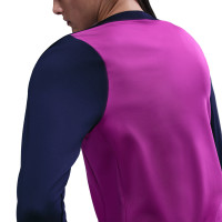 Nike FC Barcelona Strike Training sweater 1/4-Zip 2025-2026 Women's Bright Purple Dark Blue Gold