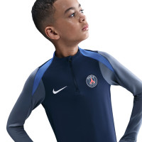 Nike Paris Saint-Germain Strike Tracksuit 1/4-Zip 2025-2026 Kids Dark Blue White