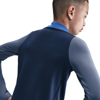 Nike Paris Saint-Germain Strike Tracksuit 1/4-Zip 2025-2026 Kids Dark Blue White