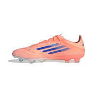 adidas F50 Pro Gras Voetbalschoenen (FG) Oranje Blauw Wit