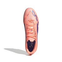 adidas F50 Pro Gras Voetbalschoenen (FG) Oranje Blauw Wit