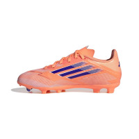 adidas F50 League Grass/Artificial Grass Football Boots (MG) Kids Orange Blue White