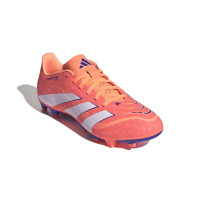 adidas Predator Club Gras / Kunstgras Voetbalschoenen (MG) Oranje Wit Blauw