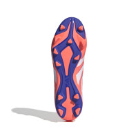adidas Predator Club Gras / Kunstgras Voetbalschoenen (MG) Oranje Wit Blauw