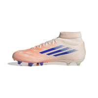 adidas F50 Sparkfusion League Gras / Kunstgras Voetbalschoenen (MG) Dames Oranje Blauw