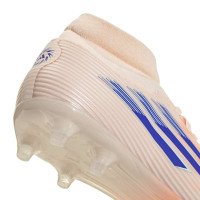 adidas F50 Sparkfusion League Gras / Kunstgras Voetbalschoenen (MG) Dames Oranje Blauw