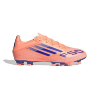 adidas F50 Club Grass/Artificial Grass Football Boots (MG) Orange Blue White