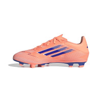 adidas F50 Club Grass/Artificial Grass Football Boots (MG) Orange Blue White