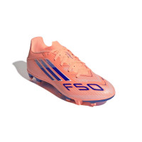 adidas F50 Club Grass/Artificial Grass Football Boots (MG) Orange Blue White
