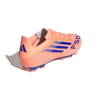 adidas F50 Club Grass/Artificial Grass Football Boots (MG) Orange Blue White