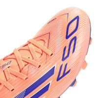 adidas F50 Club Grass/Artificial Grass Football Boots (MG) Orange Blue White