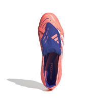 adidas Predator League FT Gras / Kunstgras Voetbalschoenen (MG) Oranje Wit Blauw