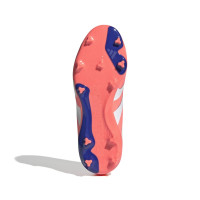 adidas Predator League Grass/Artificial Grass Football Boots (MG) Kids Orange White Blue