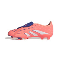 adidas Predator League FT Gras / Kunstgras Voetbalschoenen (MG) Oranje Wit Blauw