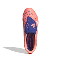 adidas Predator League FT Gras / Kunstgras Voetbalschoenen (MG) Oranje Wit Blauw